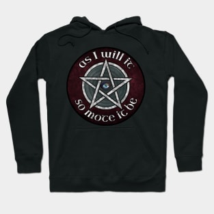 So Mote It Be - Pentagram Hoodie